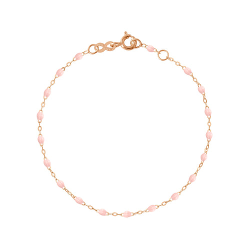 Gigi Clozeau - Classic Gigi Baby Pink bracelet, Rose Gold, 6.7