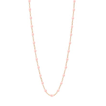 Gigi Clozeau - Classic Gigi Baby Pink necklace, Rose Gold, 16.5"