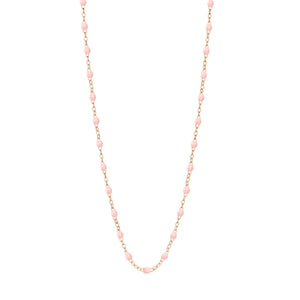 Gigi Clozeau - Classic Gigi Baby Pink necklace, Rose Gold, 19.7"