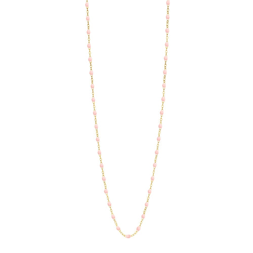 Gigi Clozeau - Classic Gigi Baby Pink sautoir, Yellow Gold, 34