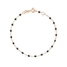 Gigi Clozeau - Classic Gigi Black bracelet, Rose Gold, 5.9"