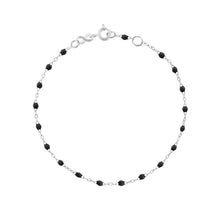 Gigi Clozeau - Classic Gigi Black bracelet, White Gold, 6.7"