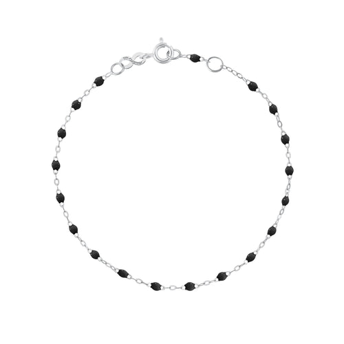 Gigi Clozeau - Classic Gigi Black bracelet, White Gold, 6.7