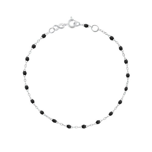 Gigi Clozeau - Classic Gigi Black bracelet, White Gold, 5.9