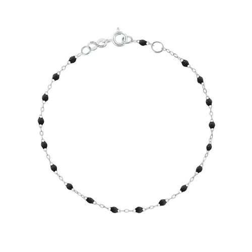 Gigi Clozeau - Classic Gigi Black bracelet, White Gold, 7.5