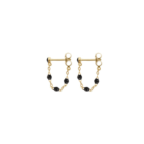 Gigi Clozeau - Classic Gigi Black earrings, Yellow Gold