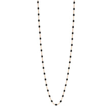 Gigi Clozeau - Classic Gigi Black sautoir, Rose Gold, 34"