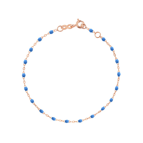 Gigi Clozeau - Classic Gigi Blue bracelet, Rose Gold, 6.7