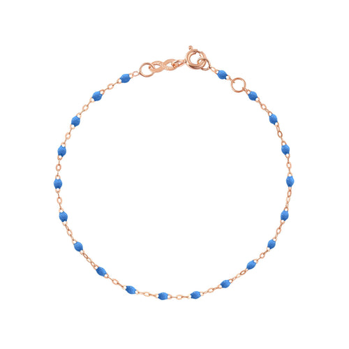 Gigi Clozeau - Classic Gigi Blue bracelet, Rose Gold, 7.5