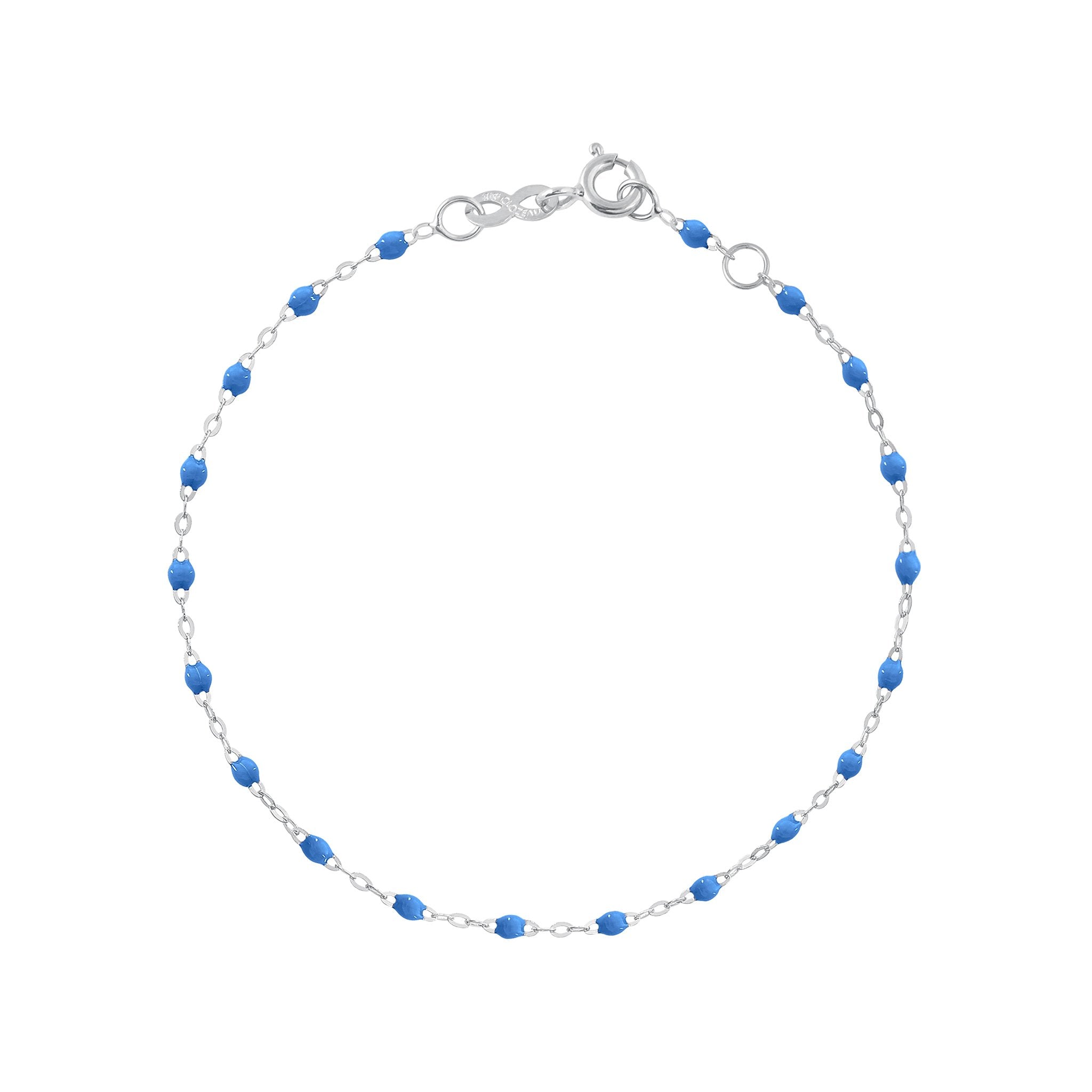 Gigi Clozeau - Classic Gigi Blue bracelet, White Gold, 5.9"
