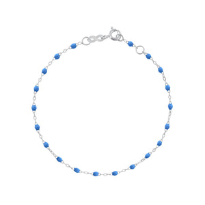 Gigi Clozeau - Classic Gigi Blue bracelet, White Gold, 7.1"