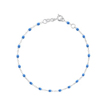 Gigi Clozeau - Classic Gigi Blue bracelet, White Gold, 6.7"