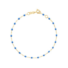 Gigi Clozeau - Classic Gigi Blue bracelet, Yellow Gold, 7.1"