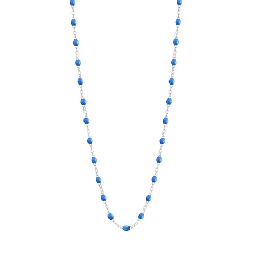 Gigi Clozeau - Classic Gigi Blue necklace, White Gold, 16.5