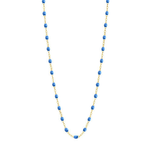 Gigi Clozeau - Classic Gigi Blue necklace, yellow gold, 16.5