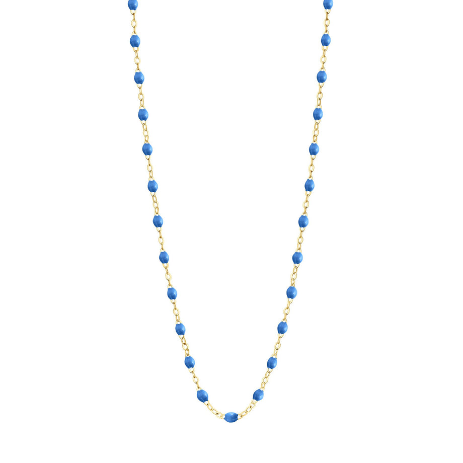 Gigi Clozeau - Classic Gigi Blue necklace, yellow gold, 16.5