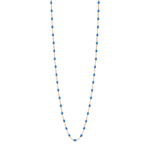Gigi Clozeau - Classic Gigi Blue sautoir, Rose Gold, 23.6