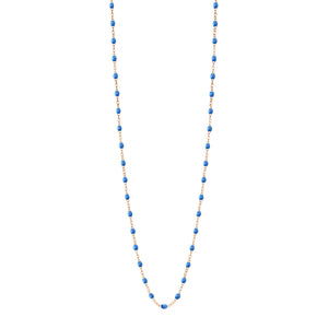 Gigi Clozeau - Classic Gigi Blue sautoir, Rose Gold, 23.6"