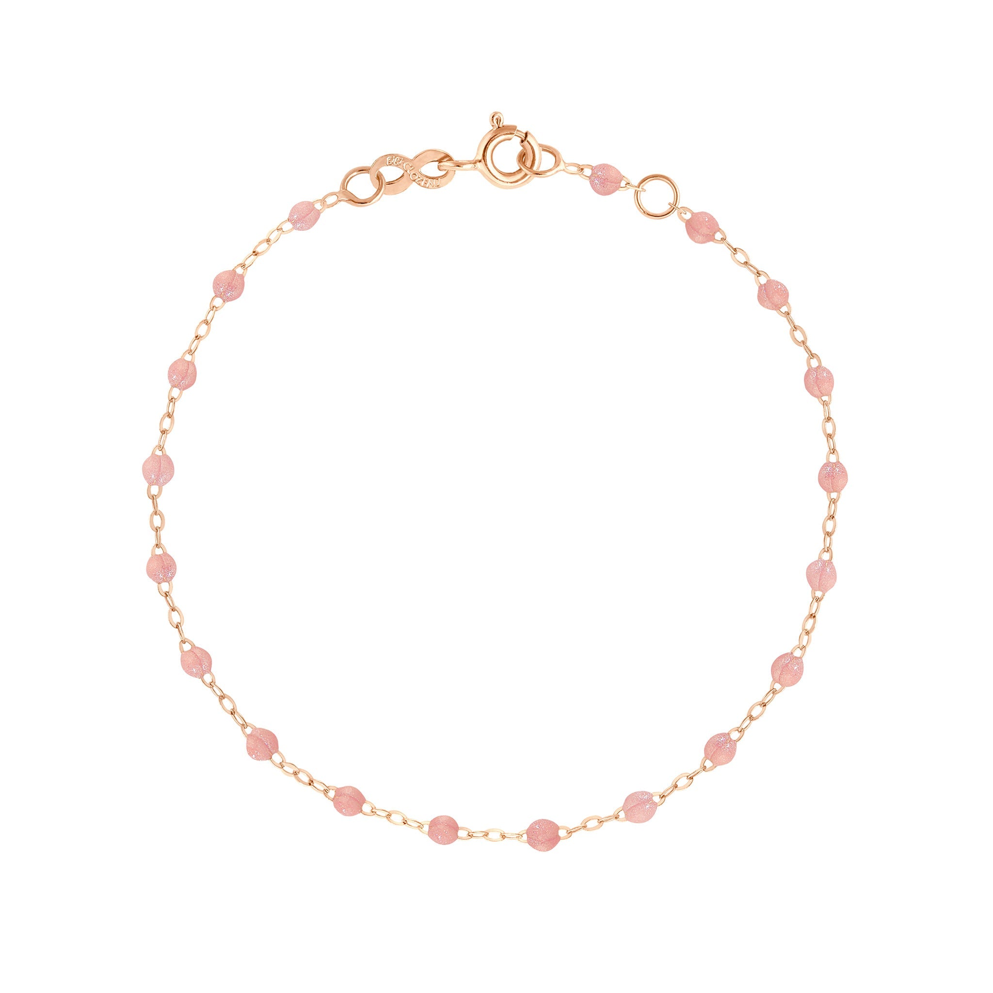 Gigi Clozeau - Classic Gigi Blush bracelet, Rose Gold, 5.9"