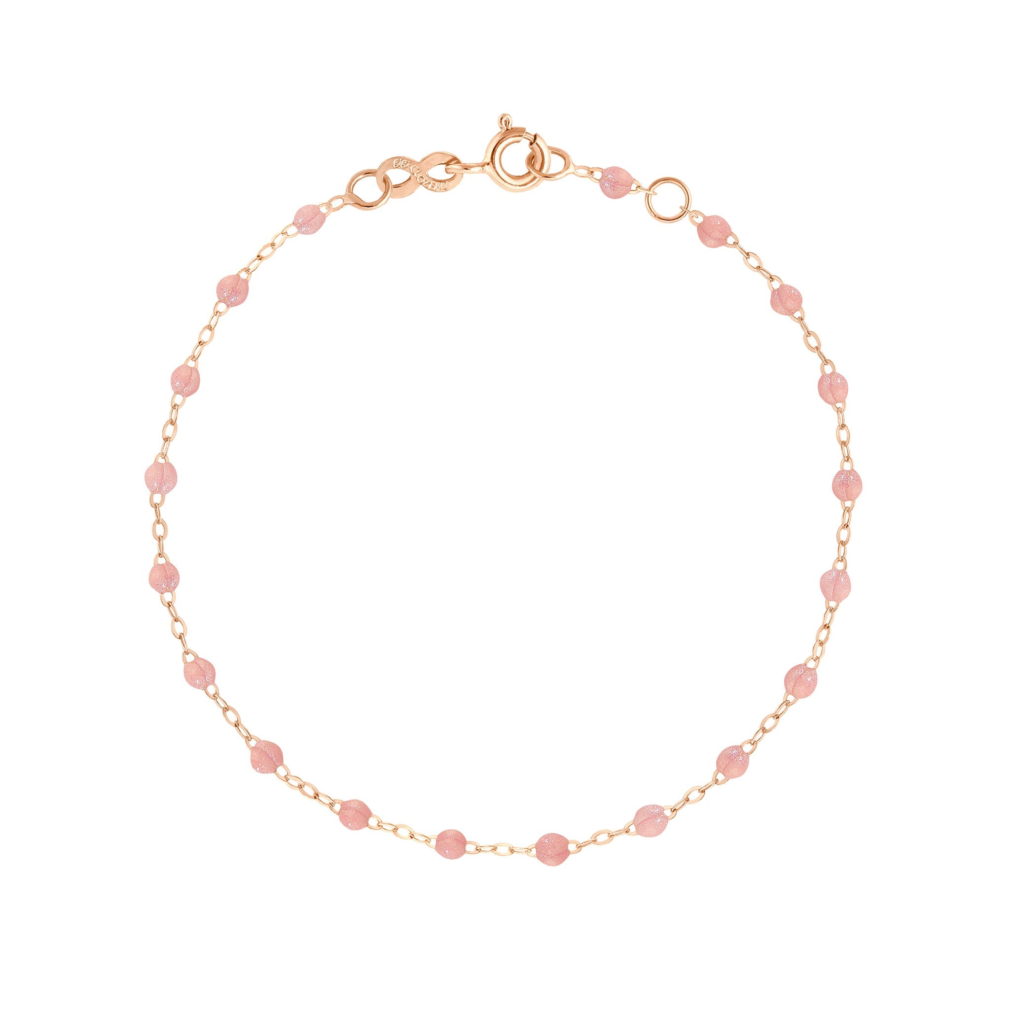 Gigi Clozeau - Classic Gigi Blush bracelet, Rose Gold, 6.7"