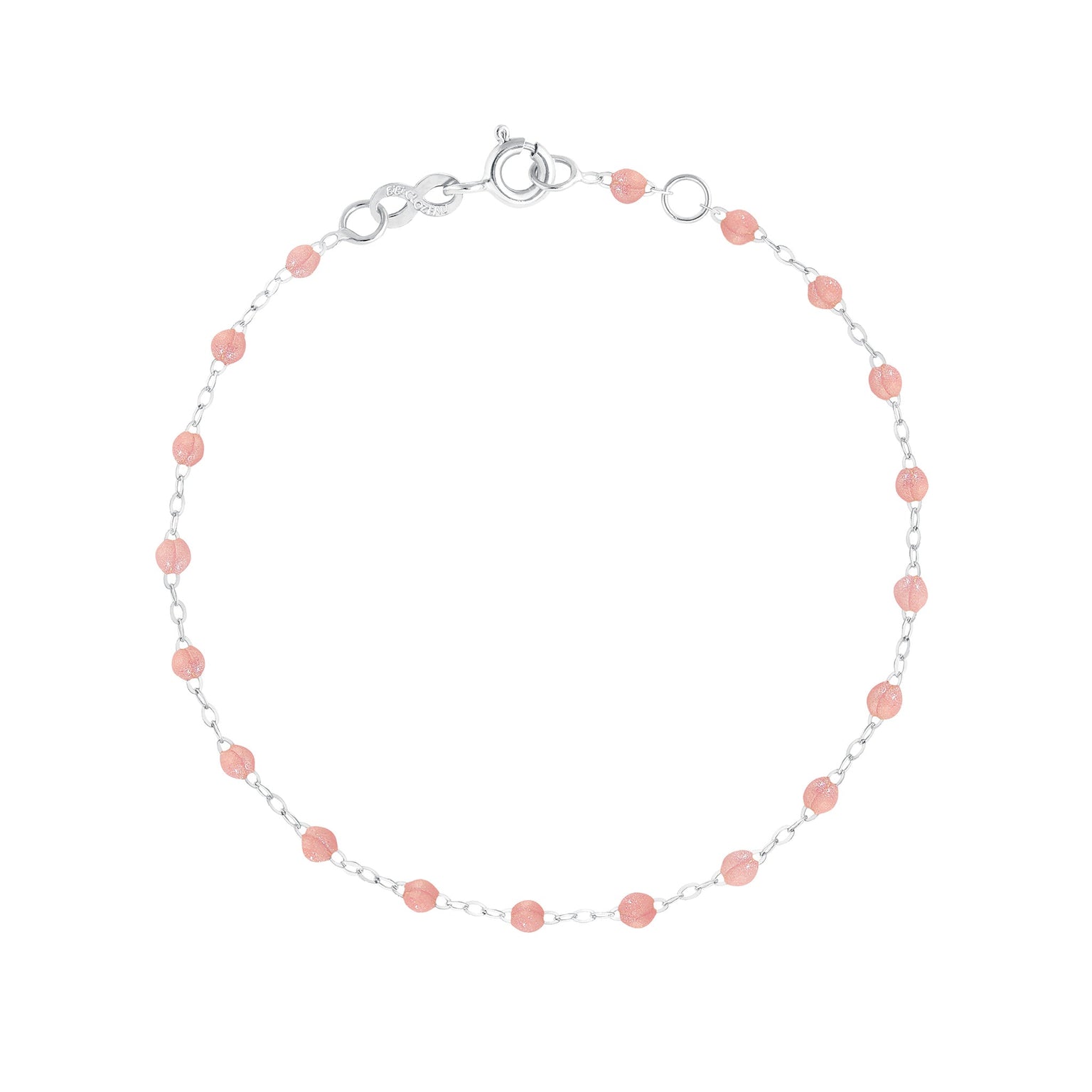 Gigi Clozeau - Classic Gigi Blush bracelet, White Gold, 7.5"