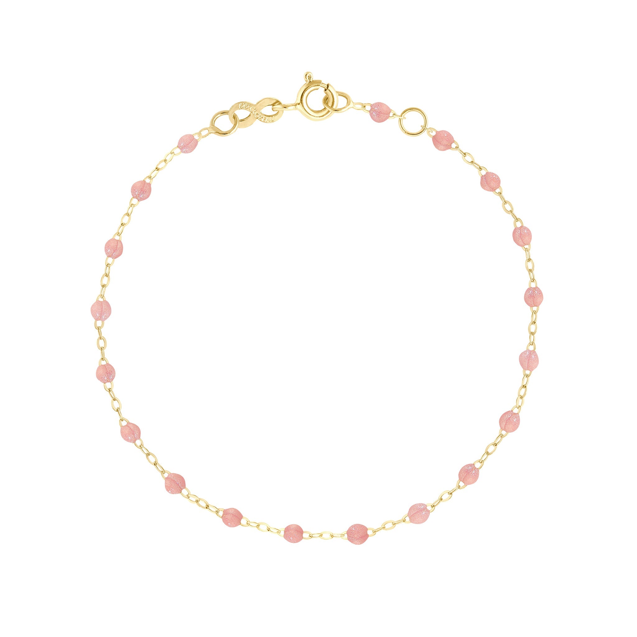 Gigi Clozeau - Classic Gigi Blush bracelet, Yellow Gold, 6.7"