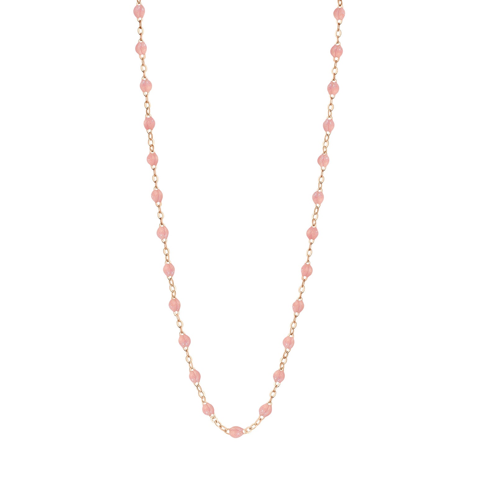 Gigi Clozeau - Classic Gigi Blush necklace, Rose Gold, 19.7"