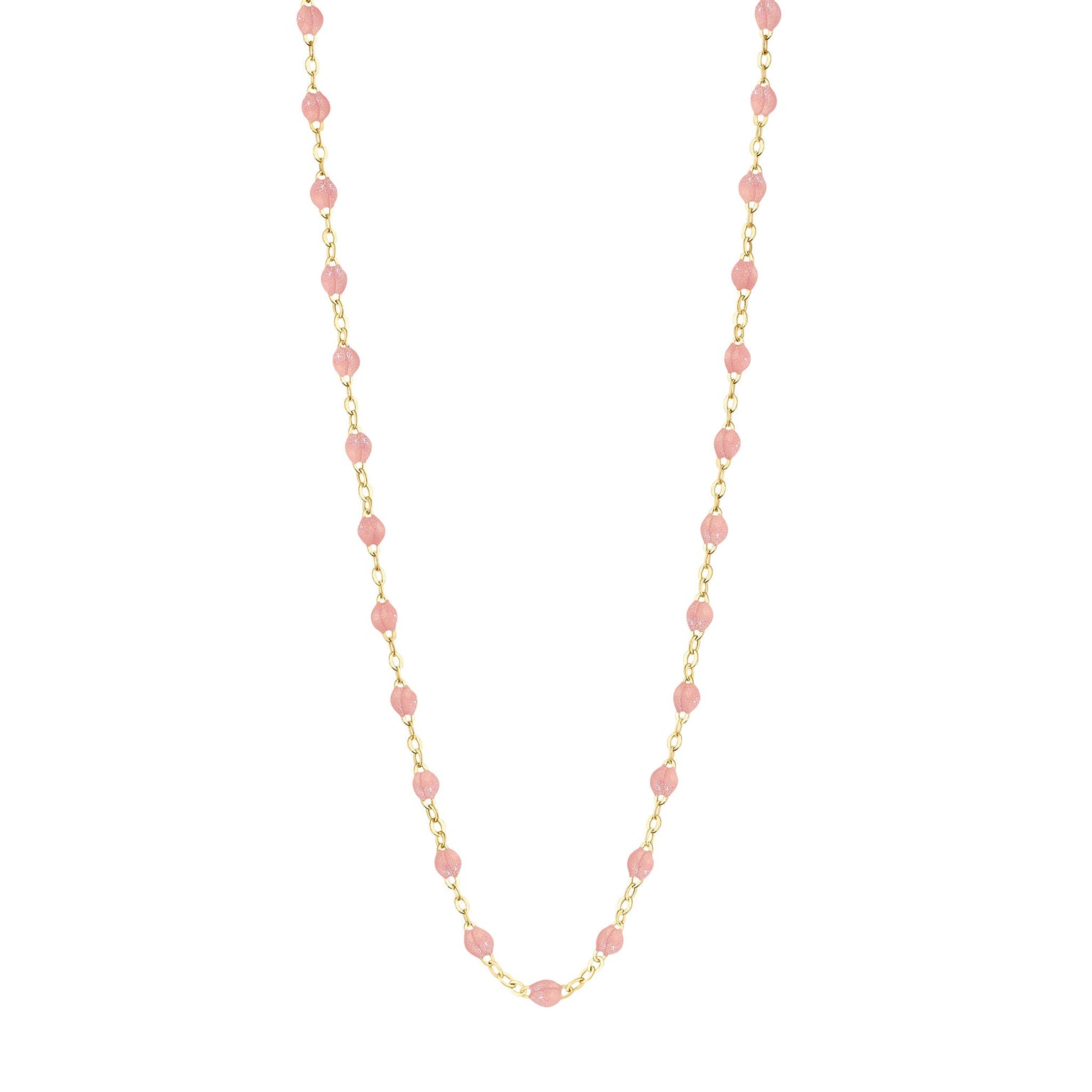 Gigi Clozeau - Classic Gigi Blush necklace, Yellow Gold, 16.5"