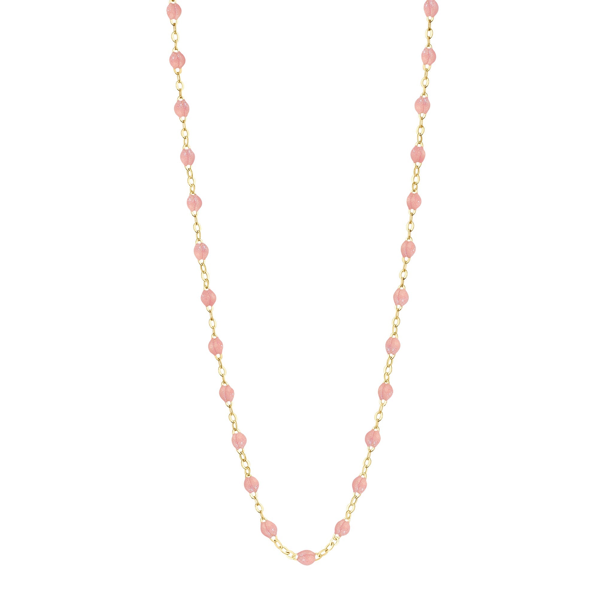Gigi Clozeau - Classic Gigi Blush necklace, Yellow Gold, 19.7"