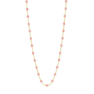 Gigi Clozeau - Classic Gigi Blush necklace, Yellow Gold, 19.7"