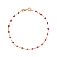 Gigi Clozeau - Classic Gigi Bordeaux bracelet, Rose Gold, 7.5"