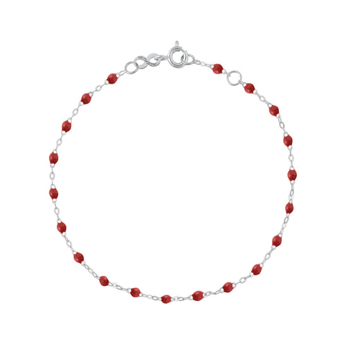 Gigi Clozeau - Classic Gigi Bordeaux bracelet, White Gold, 6.7