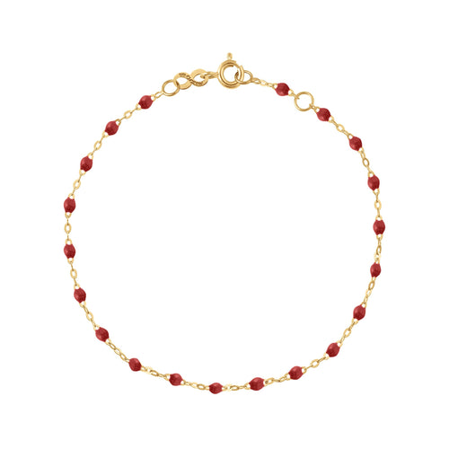 Gigi Clozeau - Classic Gigi Bordeaux bracelet, Yellow Gold, 6.7