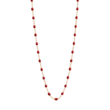 Gigi Clozeau - Classic Gigi Bordeaux necklace, Rose Gold, 16.5"