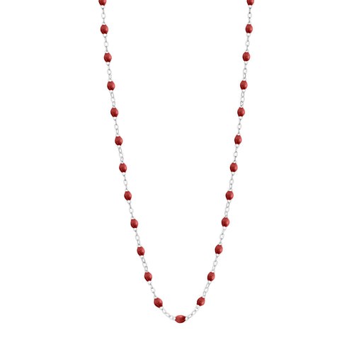 Gigi Clozeau - Classic Gigi Bordeaux necklace, White Gold, 16.5