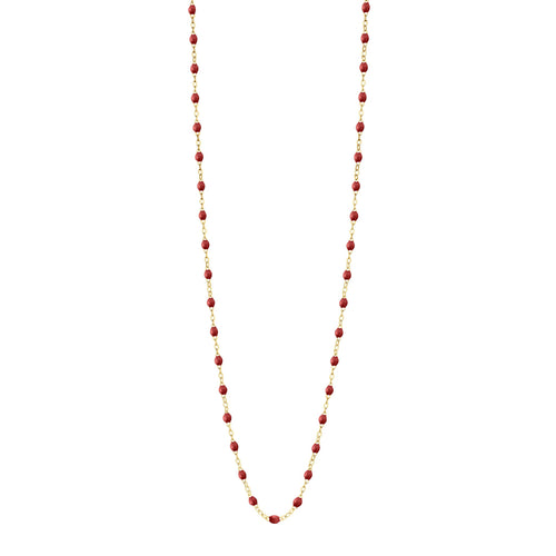 Gigi Clozeau - Classic Gigi Bordeaux sautoir, Yellow Gold, 23.6