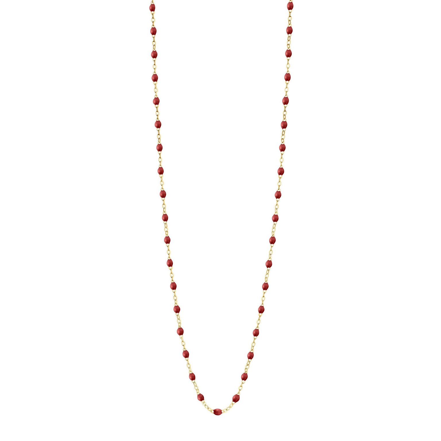 Gigi Clozeau - Classic Gigi Bordeaux sautoir, Yellow Gold, 34"