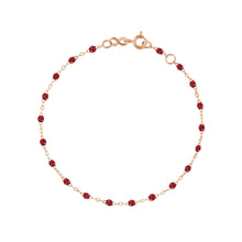 Gigi Clozeau - Classic Gigi Cherry bracelet, Rose Gold, 6.7"