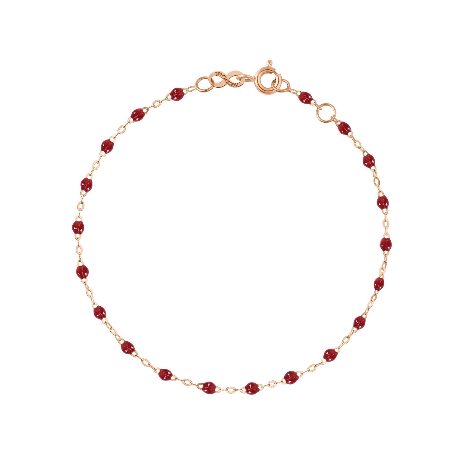 Gigi Clozeau - Classic Gigi Cherry bracelet, Rose Gold, 6.7"
