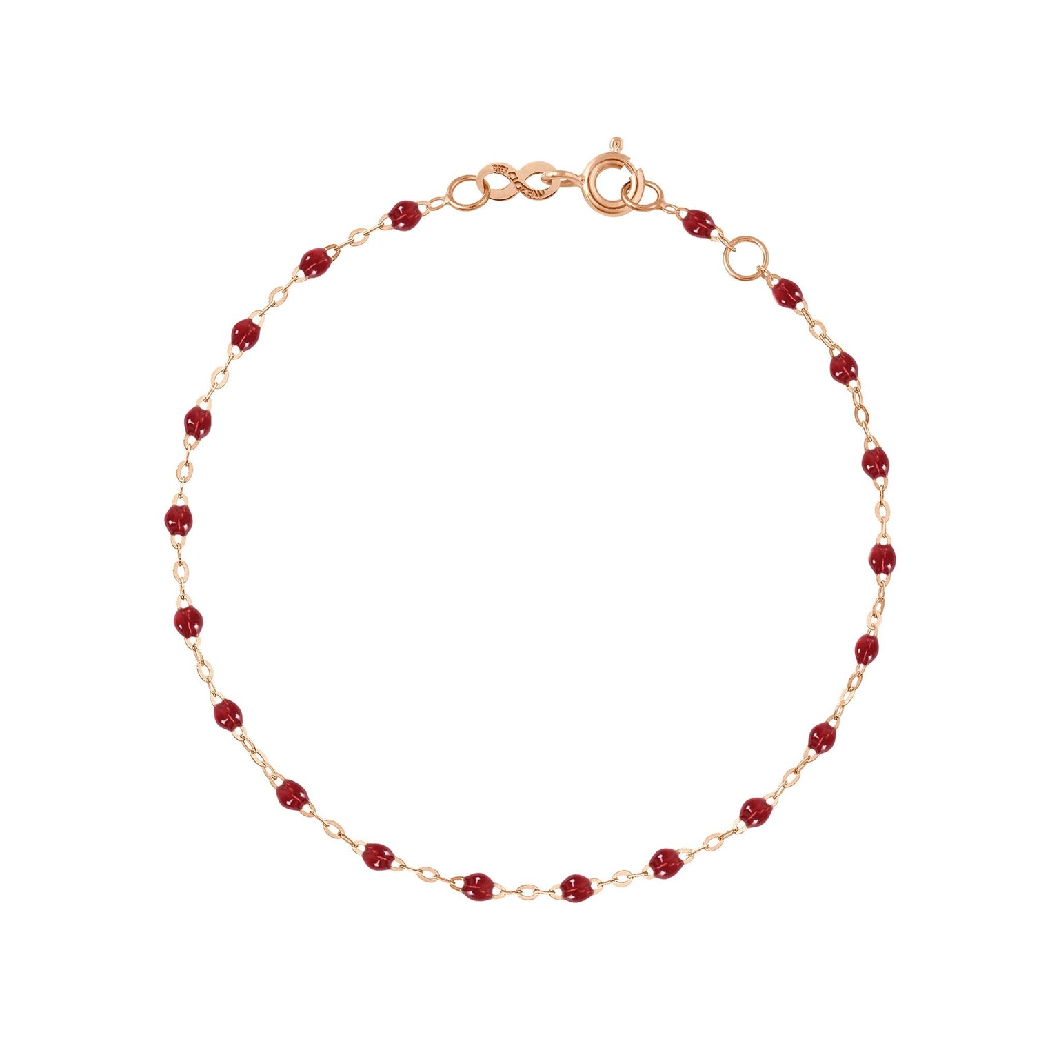 Gigi Clozeau - Classic Gigi Cherry bracelet, Rose Gold, 7.5"
