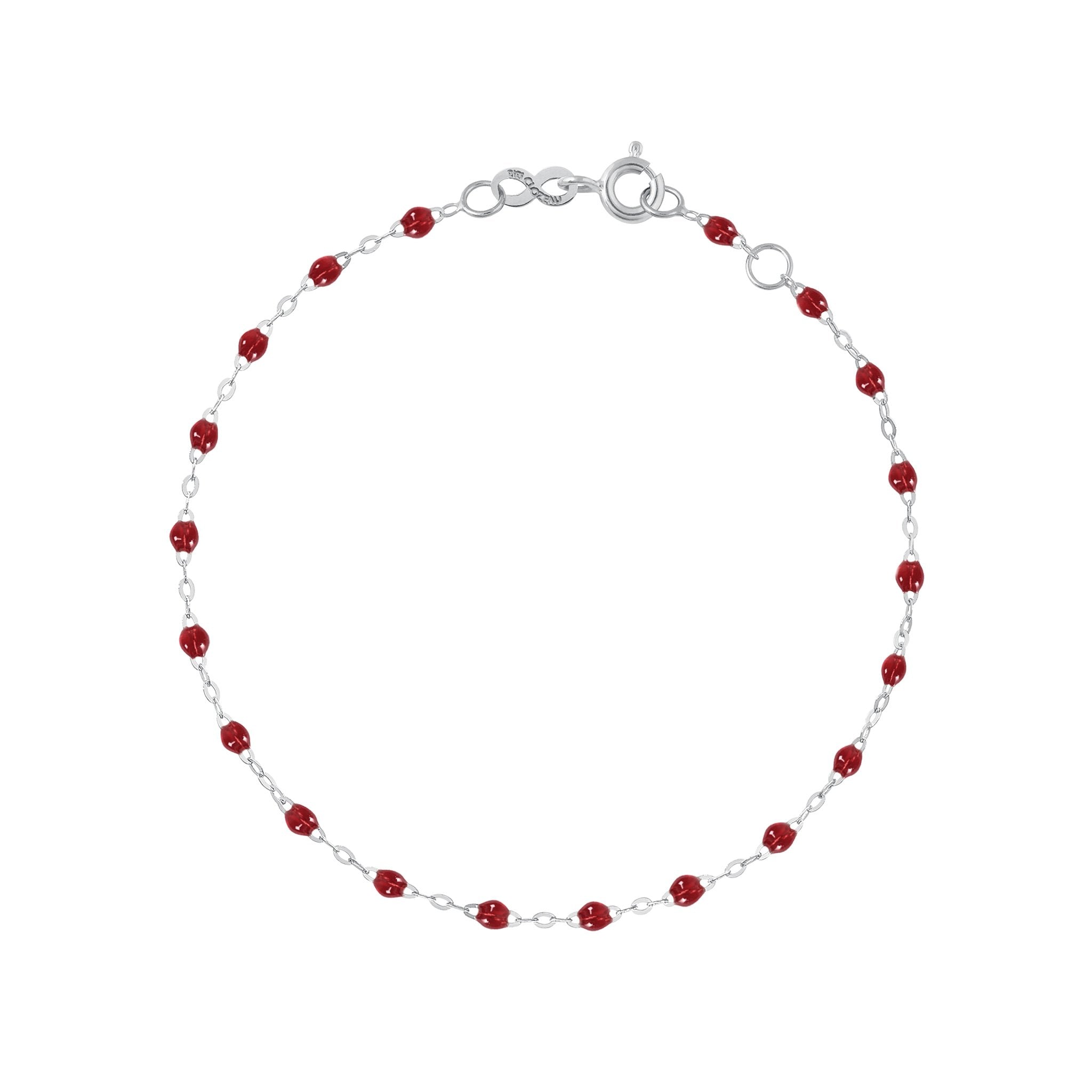 Gigi Clozeau - Classic Gigi Cherry bracelet, White Gold, 7.1"