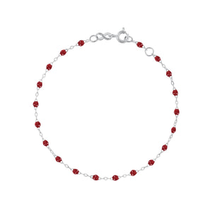 Gigi Clozeau - Classic Gigi Cherry bracelet, White Gold, 7.1"