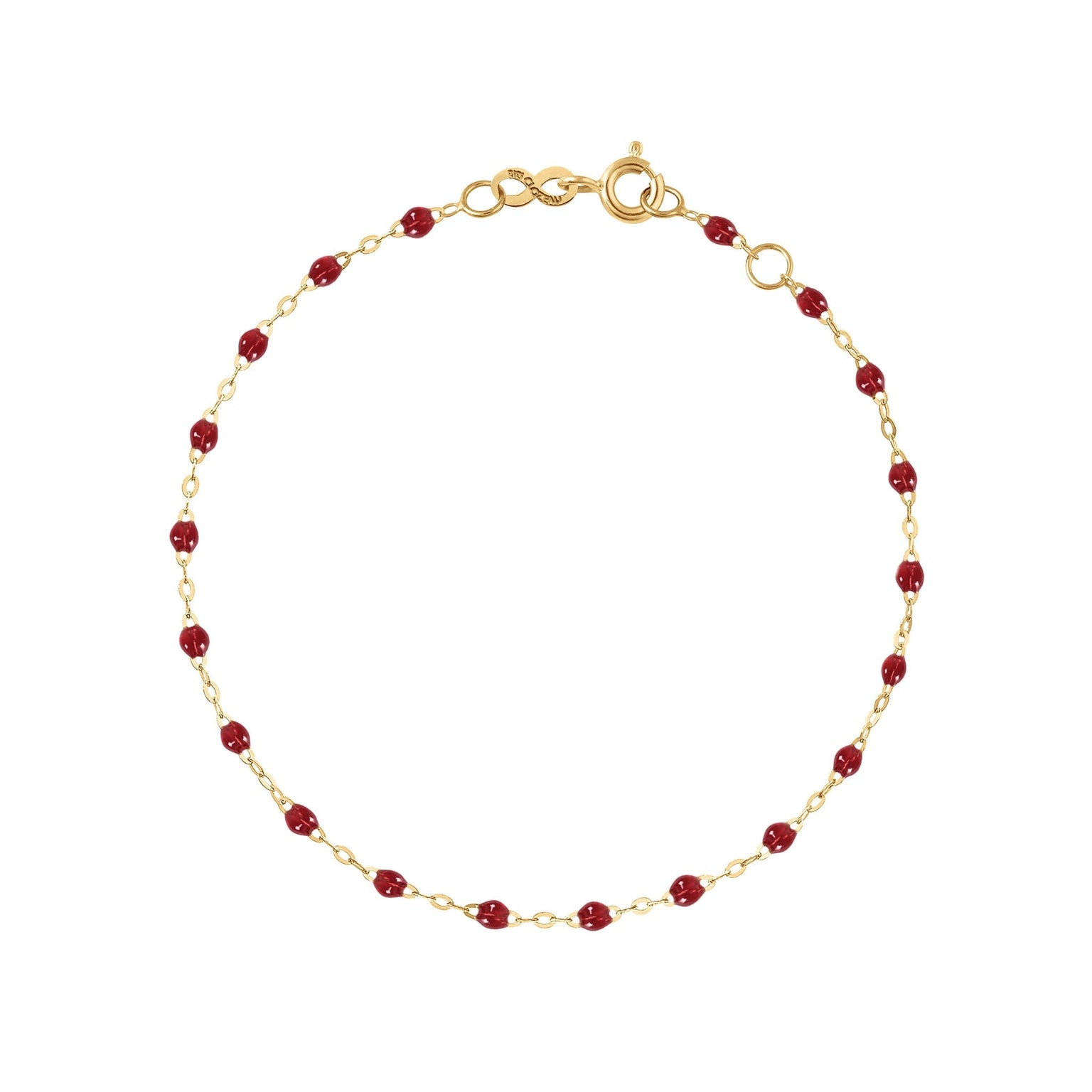 Gigi Clozeau - Classic Gigi Cherry bracelet, Yellow Gold, 7.5"