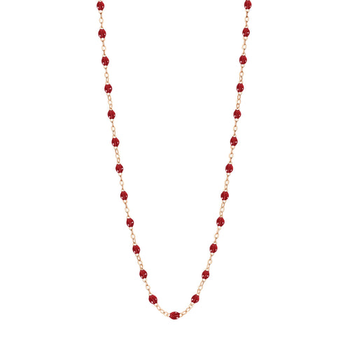 Gigi Clozeau - Classic Gigi Cherry necklace, Rose Gold, 16.5