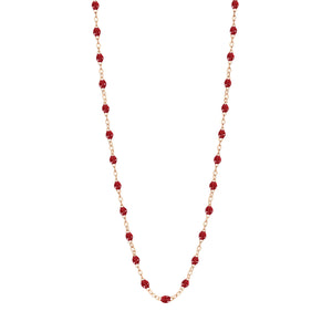 Gigi Clozeau - Classic Gigi Cherry necklace, Rose Gold, 19.7"