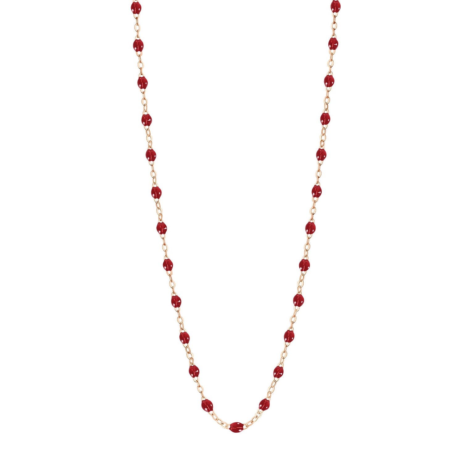 Gigi Clozeau - Classic Gigi Cherry necklace, Rose Gold, 19.7"