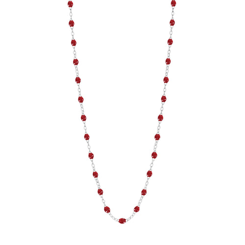 Gigi Clozeau - Classic Gigi Cherry necklace, White Gold, 16.5