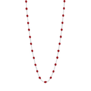 Gigi Clozeau - Classic Gigi Cherry necklace, White Gold, 16.5"