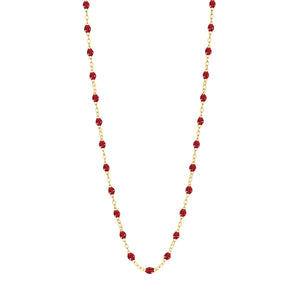 Gigi Clozeau - Classic Gigi Cherry necklace, Yellow Gold, 17.7"