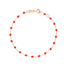 Gigi Clozeau - Classic Gigi Coral bracelet, Rose Gold, 6.7"